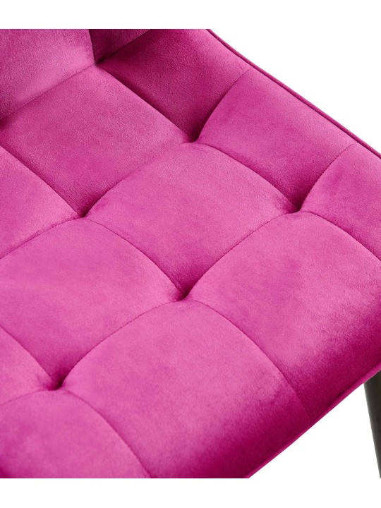 Gifford samettinen ruokapöydän tuoli, liila