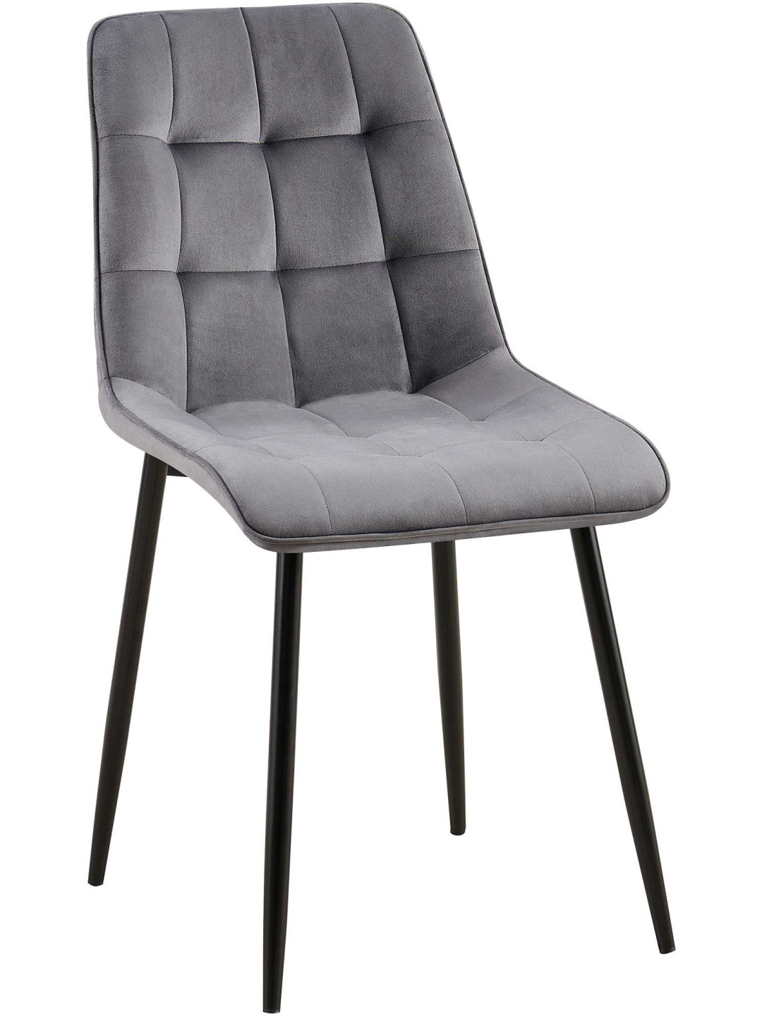 Gifford samettinen ruokapöydän tuoli, tummanharmaa