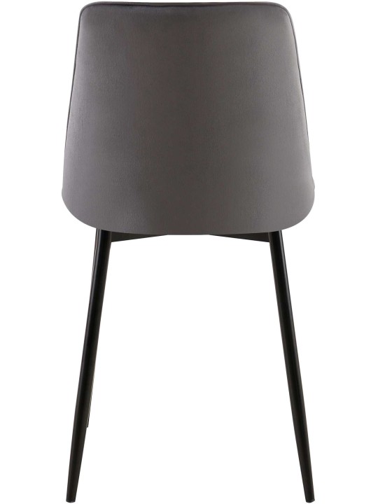 Gifford samettinen ruokapöydän tuoli, tummanharmaa