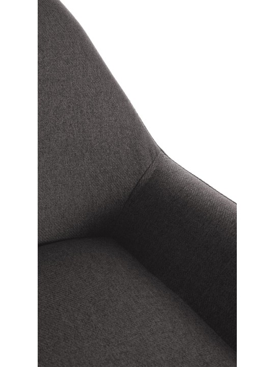 2 baarituolien sarja Braga Gold Fabric, tummanharmaa