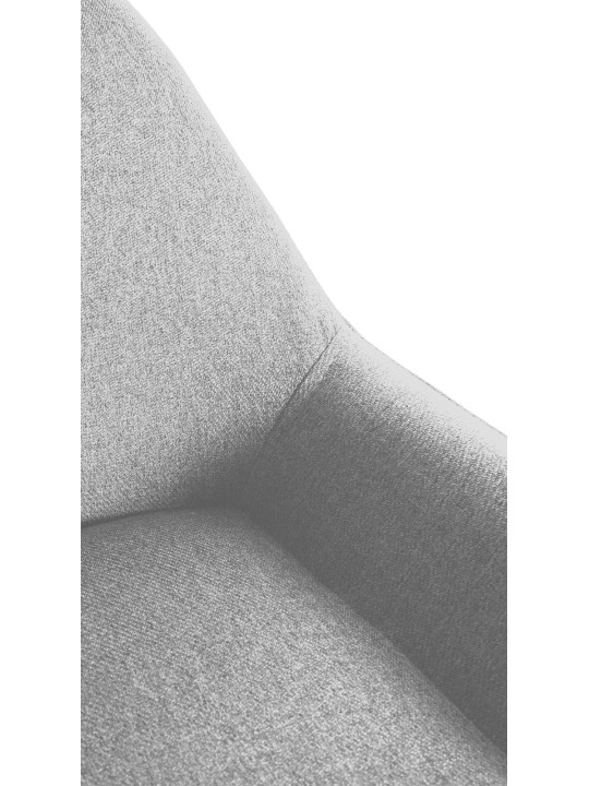 2 baarituolien sarja Braga Gold Fabric, harmaa