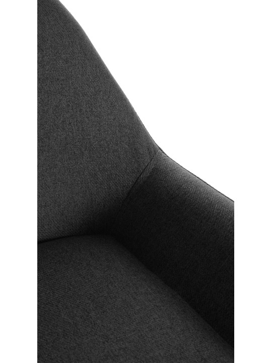 2 baarituolien sarja Braga Gold Fabric, musta