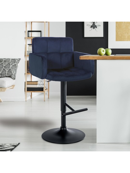 Baarijakkara Los Angeles samettia, sininen