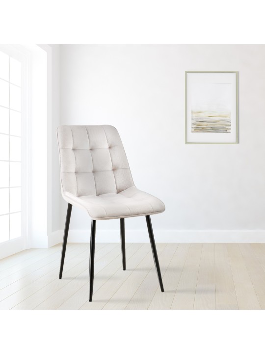 Gifford samettinen ruokapöydän tuoli, harmaa