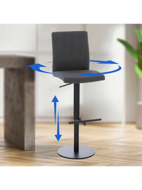 Baarijakkara Cadiz kangas, tummanharmaa