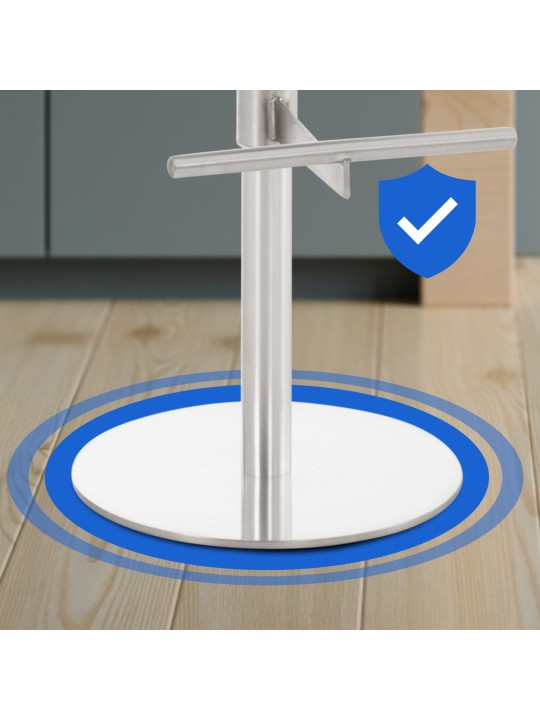 2 baarituolisarja Cadiz kangas ruostumaton teräs, tummanharmaa