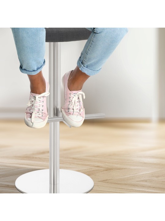 2 baarituolisarja Cadiz kangas ruostumaton teräs, tummanharmaa