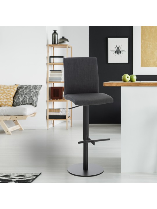 2 baarijakkaran sarja Cadiz kangasta, tummanharmaa