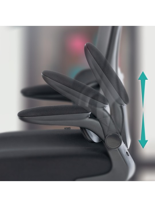 Overton työtuoli, musta