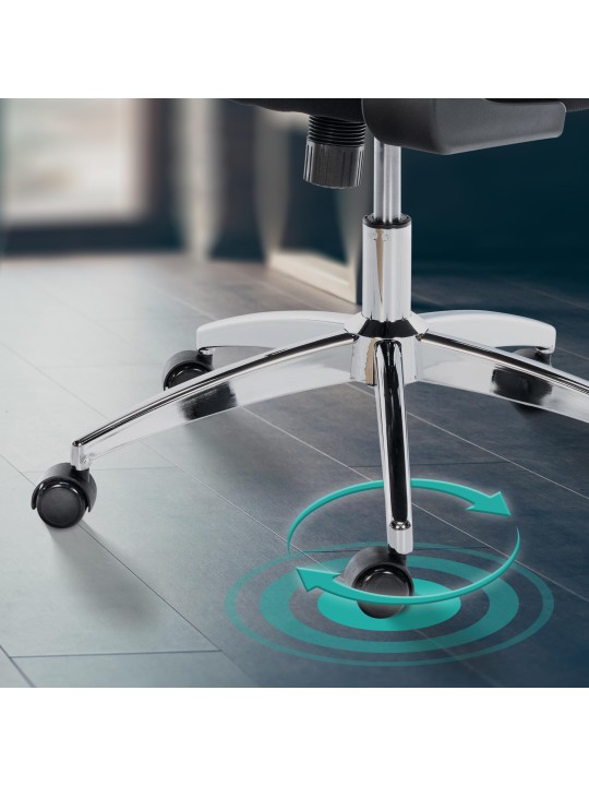 Overton työtuoli, musta