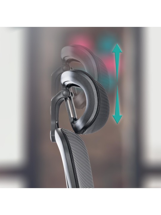 Overton työtuoli, musta