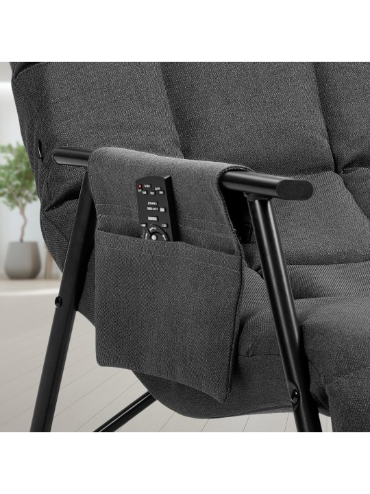 Keinutuoli Cathy kangasta, tummanharmaa Keinutuoli Cathy kangasta, tummanharmaa