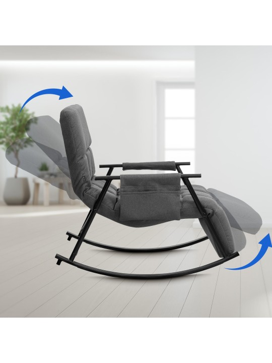 Keinutuoli Cathy kangasta, tummanharmaa Keinutuoli Cathy kangasta, tummanharmaa