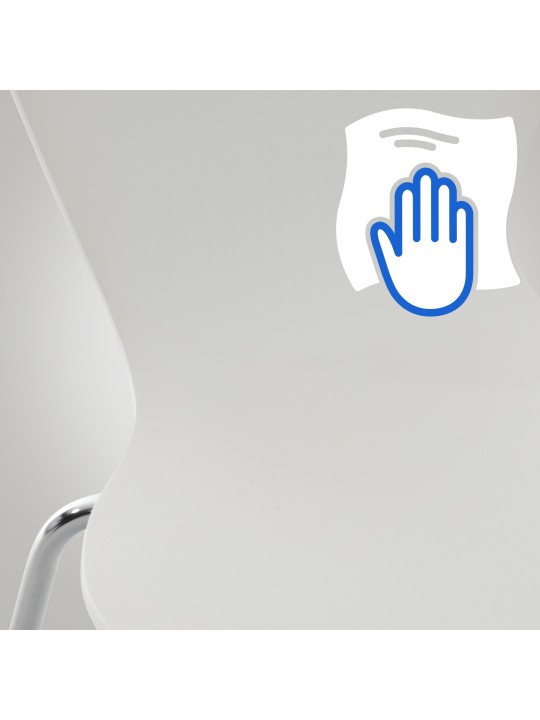 4 kpl Calisto vierailijatuolia, valkoinen 4 kpl Calisto vierailijatuolia, valkoinen