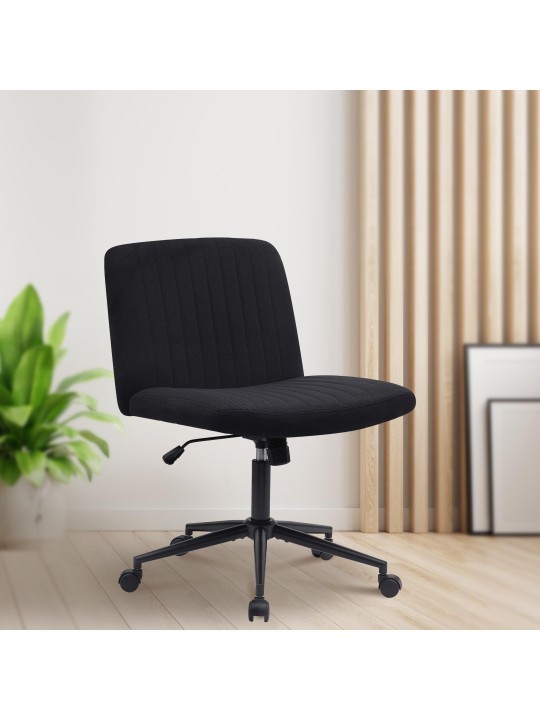 Toimistotuoli Kingman kangasta, musta