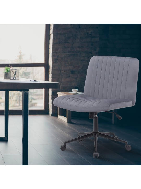 Kingman samettityötuoli, tummanharmaa Kingman samettityötuoli, tummanharmaa