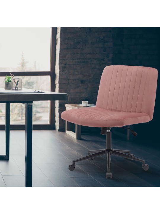 Kingman samettityötuoli, pinkki