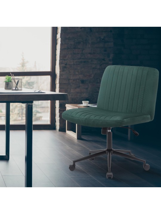 Kingman samettityötuoli, vihreä