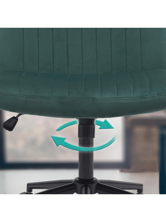 Kingman samettityötuoli, vihreä