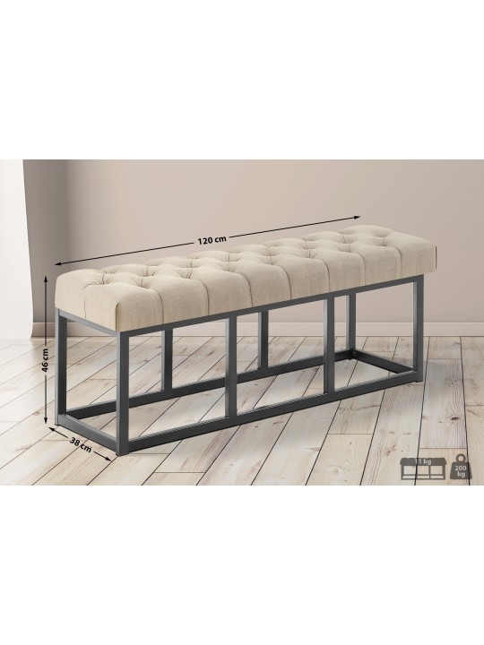 Penkki Amun kangas B120, taupe