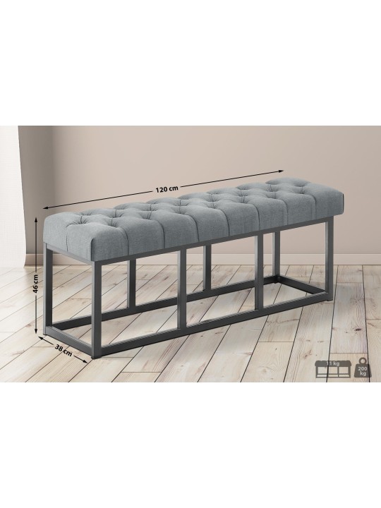 Penkki Amun kangas B120, tummanharmaa