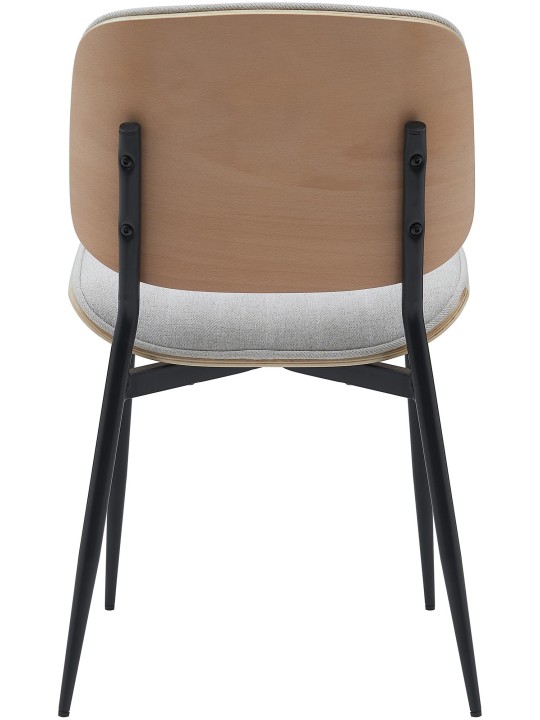 Vierailijatuoli Tiffin kangasta, luonnonvärinen/kermanvärinen