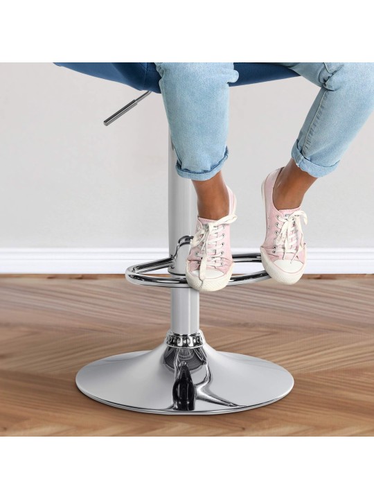 Baarijakkara Braga samettikromi, sininen