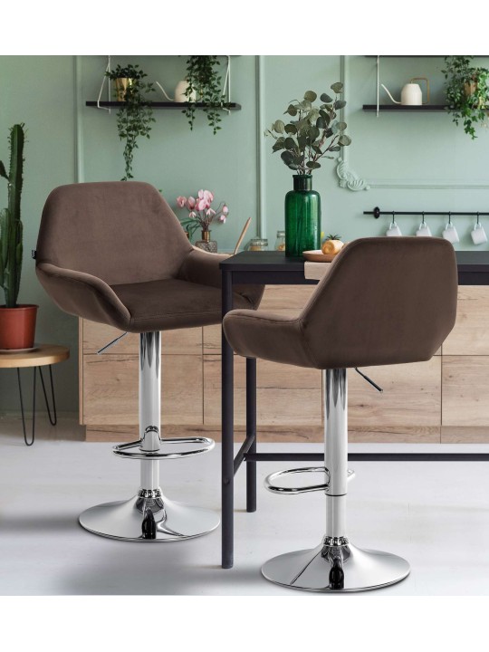 Baarijakkara Braga samettikromi, ruskea Baarijakkara Braga samettikromi, ruskea