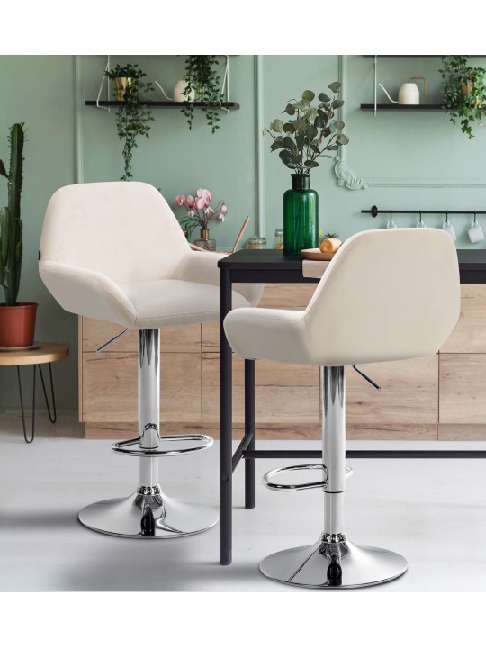 Baarijakkara Braga samettikromi, kermanvärinen Baarijakkara Braga samettikromi, kermanvärinen