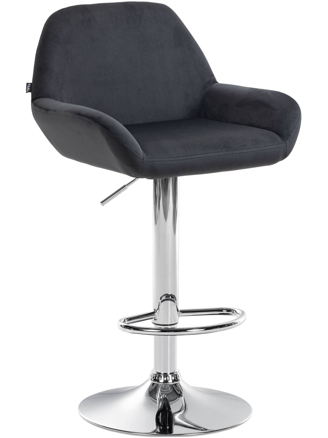 Baarijakkara Braga samettikromi, musta