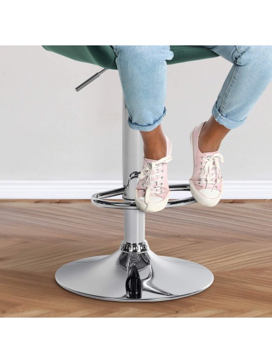 Baarijakkara Braga samettikromi, tummanvihreä Baarijakkara Braga samettikromi, tummanvihreä