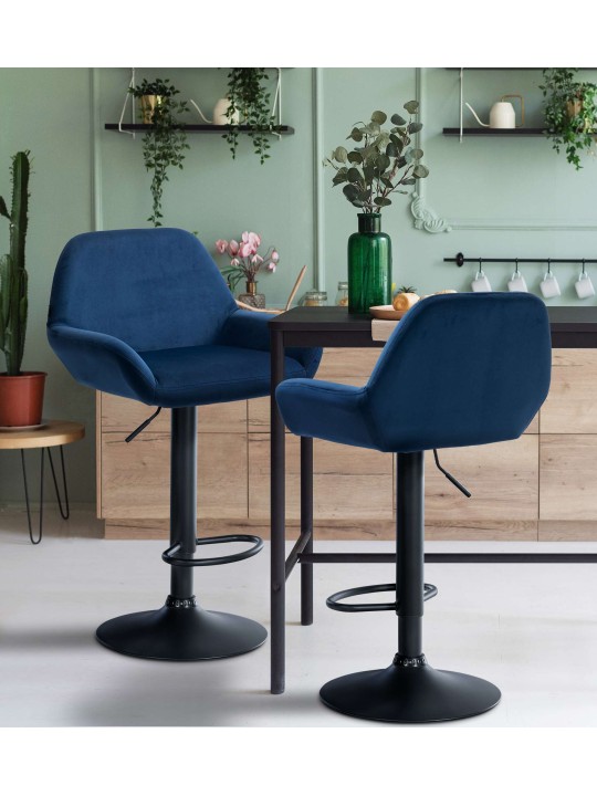 Baarijakkara Braga samettia, sininen