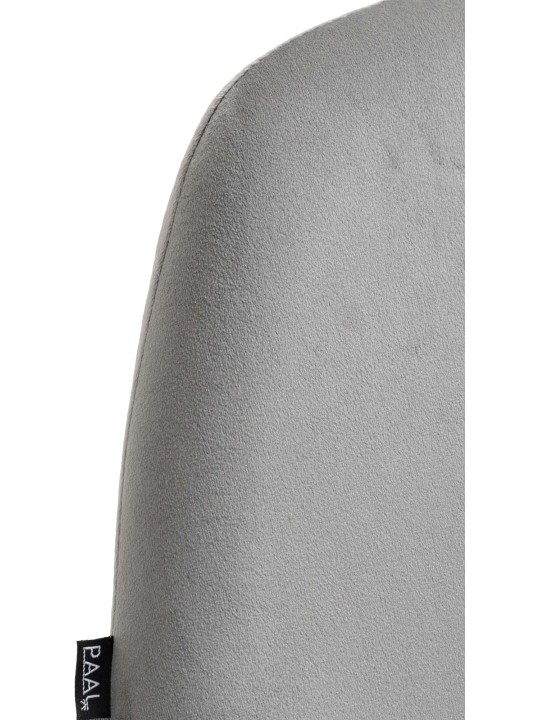 Baarijakkara Braga samettia, harmaa