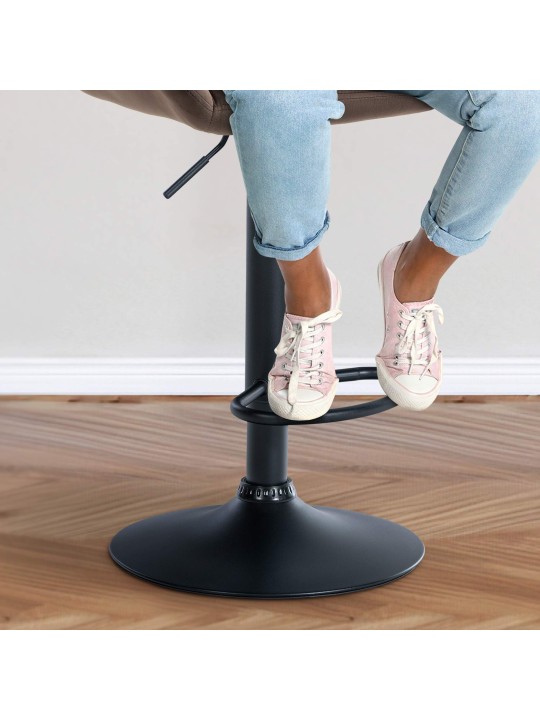 Baarijakkara Braga samettia, ruskea