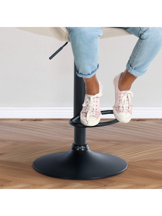 Baarijakkara Braga samettia, kermanvärinen