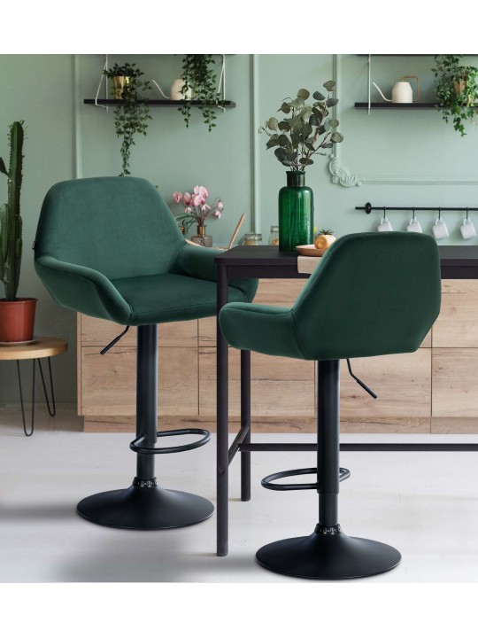 Baarijakkara Braga samettia, tummanvihreä