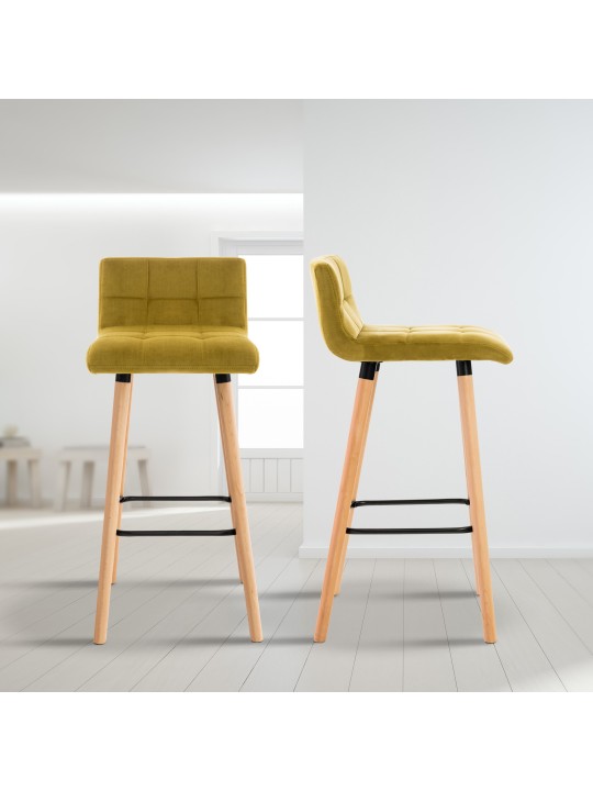 Baarijakkara Lincoln samettia, keltainen Baarijakkara Lincoln samettia, keltainen