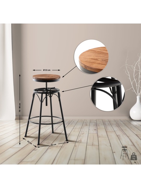 2 baarijakkaran setti Beam, musta