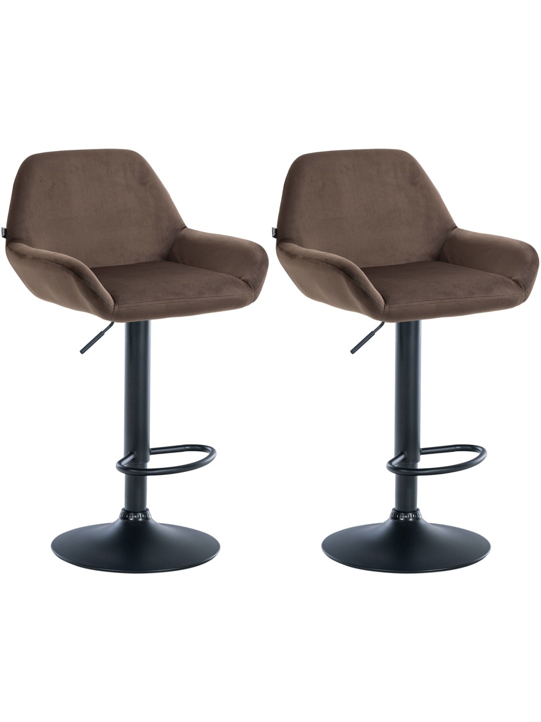 2 baarijakkaran sarja Braga velvet, ruskea