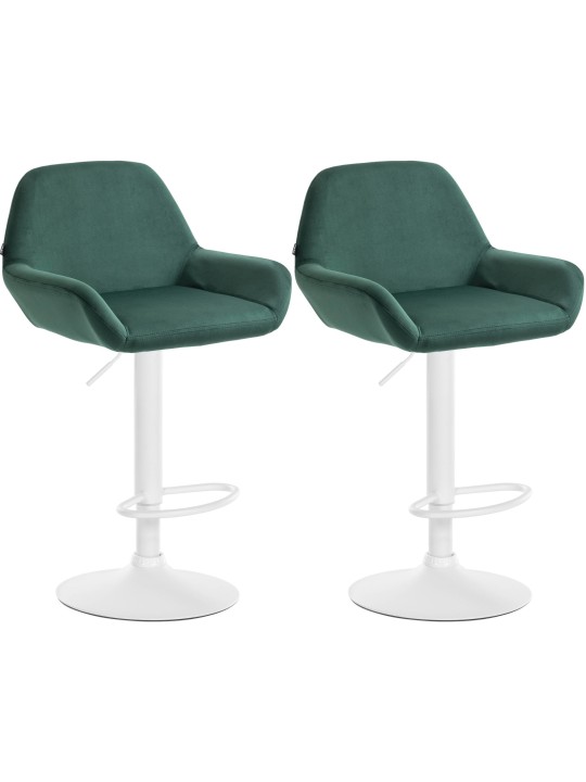 2 baarijakkaran sarja Braga velvet, tummanvihreä