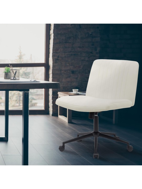 Kingman samettityötuoli, kermanvärinen Kingman samettityötuoli, kermanvärinen