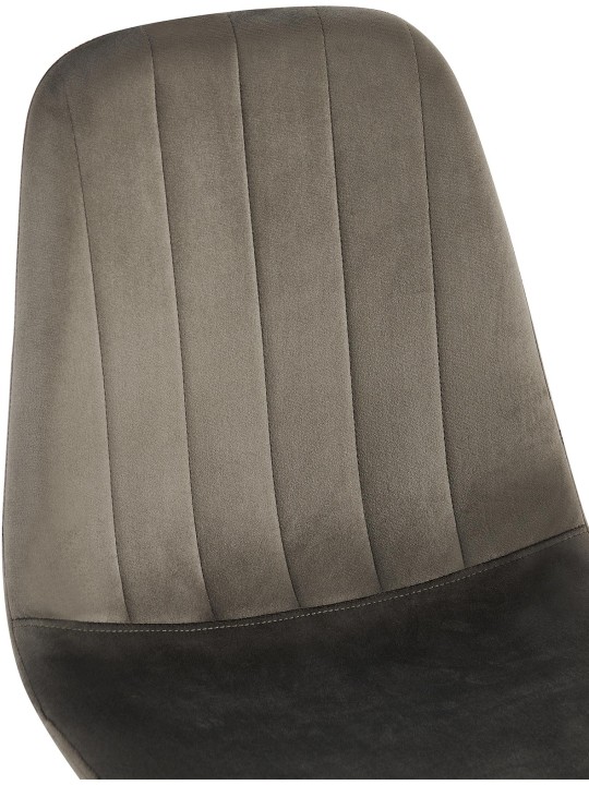 Setti 4 ruokapöydän tuolia Baxter velvet, antrasiitti