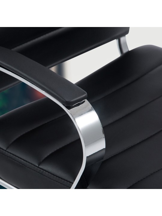 Oakland keinonahkainen työtuoli, musta Oakland keinonahkainen työtuoli, musta