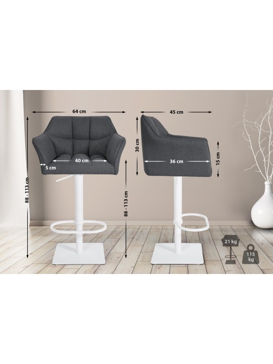 Baarijakkara Damaso W huopa, harmaa