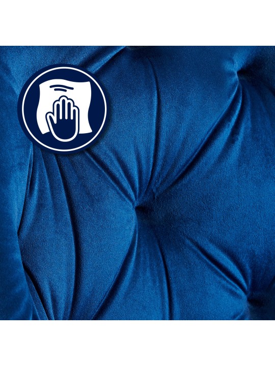 Cassis samettivierastuoli, sininen