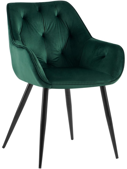 Cassis samettivierastuoli, vihreä