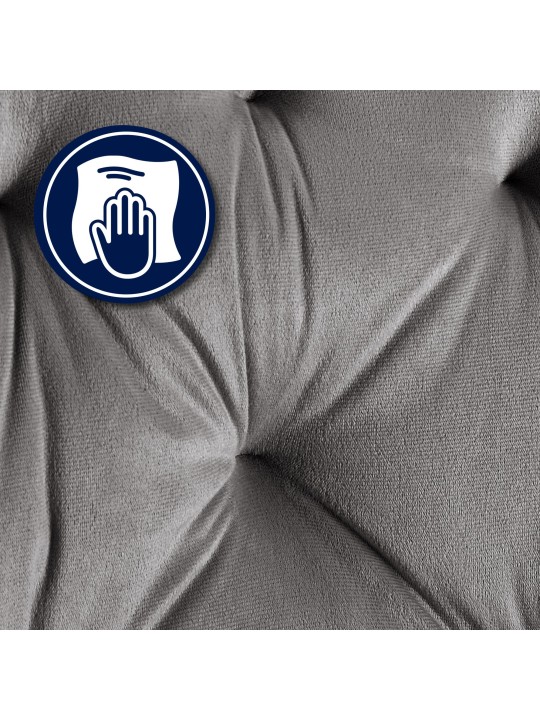 2 ruokapöydän tuolin setti Cassis, tummanharmaa