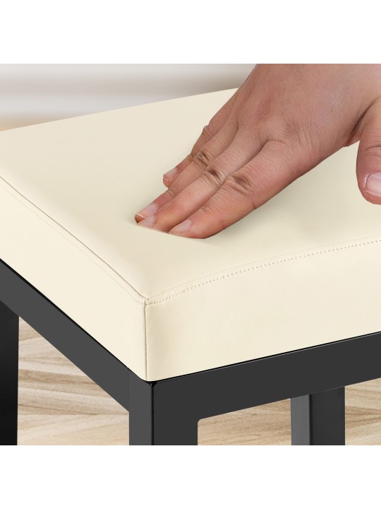 Baarijakkara Taylor B85 keinonahka, kermanvärinen