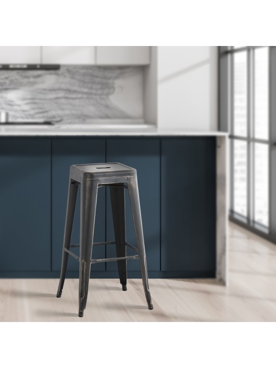 Baarijakkara Joshua antiikki, musta-kulta