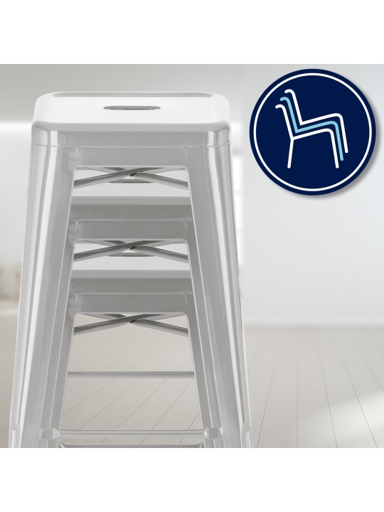 4 baarijakkaran setti Joshua, hopea 4 baarijakkaran setti Joshua, hopea